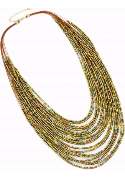 Type1-Kırmızı Yeni 5 Türleri Retro Kişilik Kolye Bohemian Damla Yeni Çok Katmanlı Pirinç Boncuk Kolye Takı Aksesuarları Kadına Hediyeler (Yurt Dışından) modelleri