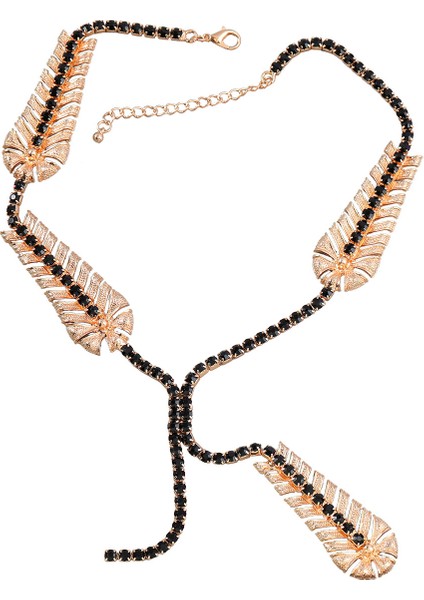 Küpeler1 Za Yeni Altın Renk Yaprak Kolye Kolye Kadın Parti Rahat Takı Için (Yurt Dışından) indirimleri