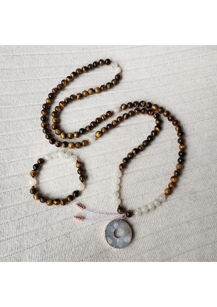 Bileklik 8mm Taş Boncuk,aytaşı,kaplan Gözü,japamala Setleri,enerji Kolye,şifa Meditasyonu,ilham Verici (Yurt Dışından) fiyatları
