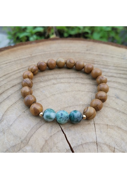 Altın Rengi 8mm Ahşap Tahıl Kumtaşı, Qinghai Yeşim Japa Mala Seti, Meditasyon Mala, Namaste Yoga Takı, Budist Mala Namaz Boncuk, 108 Mala Boncuk (Yurt Dışından) modelleri