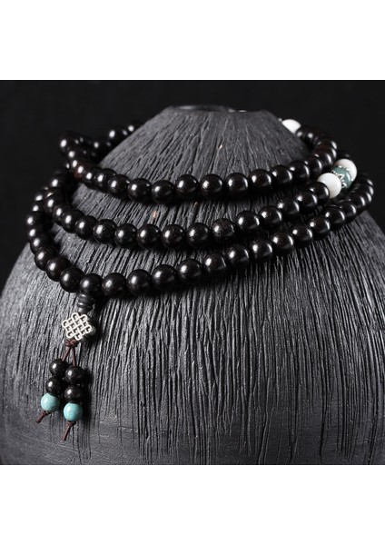 6 mm Doğal Otantik Afrika Abanoz Mor Sandal Ağacı 108 Bilezik Erkek ve Kadın Boncuk (Yurt Dışından) fırsatları