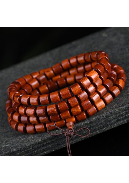 6 mm Zambiya Kan Sandal Namlu Boncuklu Bileklik 108 Erkek ve Kadına Ayrılmış (Yurt Dışından) fiyatları