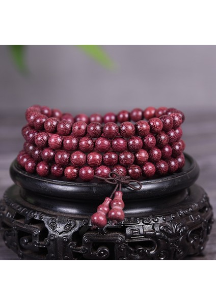 Doğal Brezilya Menekşe Ihlamur Ağacı 108 Bilezik Boncuk (Yurt Dışından)