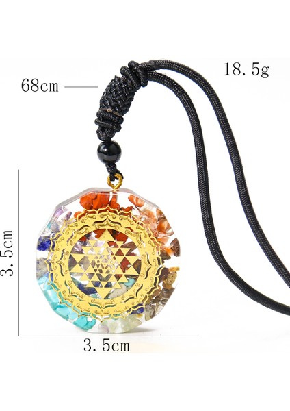 A Doğal Yarı Değerli Taş Orgon Kolye Kuvars Çakıl Kolye Sri Yantra Metatron Küp Horus Göz Orgonit Kadın Takı Hediye (Yurt Dışından) fırsatları