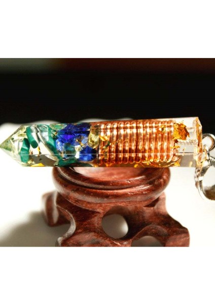 No.1 Boyutu Çakra Kristalleri ve Bakır Orgonit Kolye Ametist Emf Koruma Kristal Kolye Reiki Meditasyon Şifa Orgon Kolye (Yurt Dışından) fırsatları