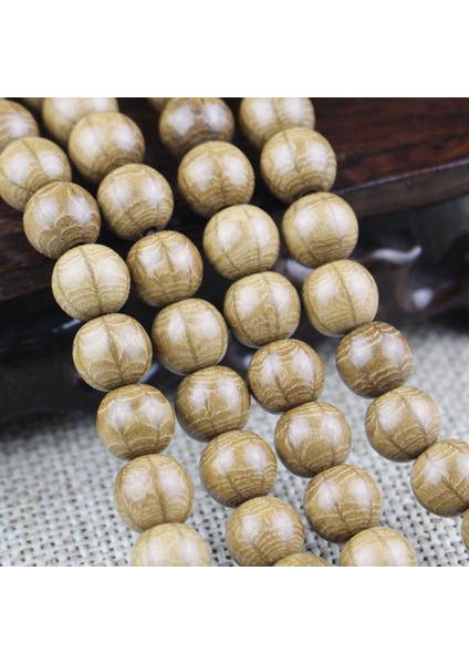8 mm Wutai Dağı Altı Yol Ahşap Bilezik 108 Buda Boncuk Namaz Boncuk Mala Kolye (Yurt Dışından)