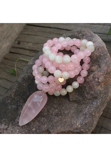 Bilezik-A 8mm Doğal Taş Boncuk, Aytaşı, Gül Kuvars, Doğumu Korumak, Umut, Japamala Setleri, Manevi Takı, Meditasyon, 108 Mala Boncuk (Yurt Dışından) indirimleri