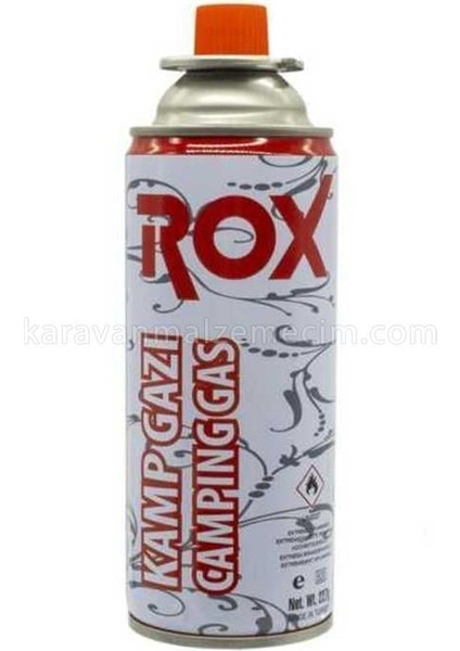 Rox Yedek Kartuş Kamp & Ocak Gazı Valfli Kartuş 227GR