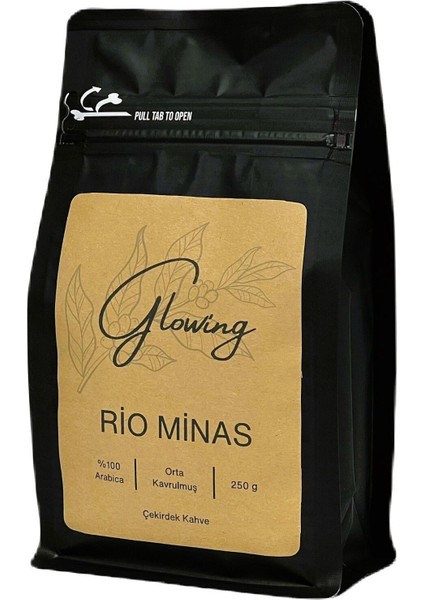 Rio Minas Orta Kavrulmuş Çekirdek Kahve (Öğütülmemiş) Arabica 250 gr