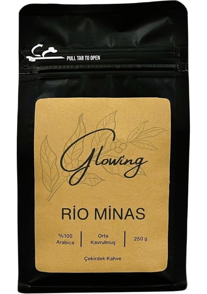 Rio Minas Orta Kavrulmuş Çekirdek Kahve (Öğütülmemiş) Arabica 250 gr