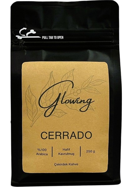 Cerrado Hafif Kavrulmuş Çekirdek Kahve (Öğütülmemiş) Arabica 250 gr