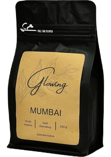 Mumbai Hafif Kavrulmuş Çekirdek Kahve (Öğütülmemiş) Arabica 250 gr