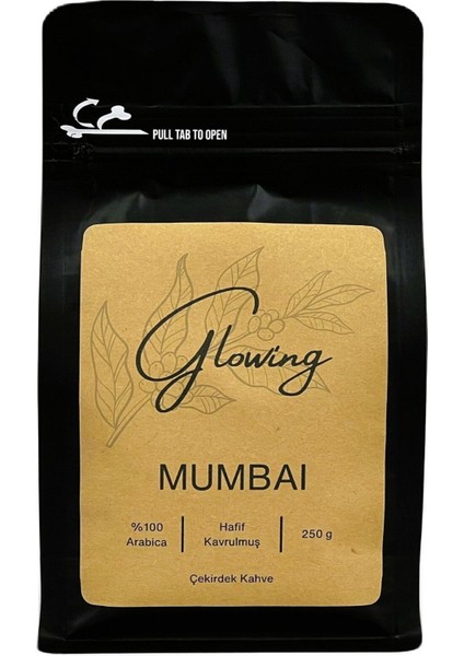 Mumbai Hafif Kavrulmuş Çekirdek Kahve (Öğütülmemiş) Arabica 250 gr