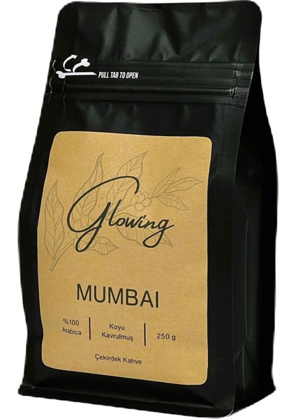 Mumbai Koyu Kavrulmuş Çekirdek Kahve (Öğütülmemiş) Arabica 250 gr