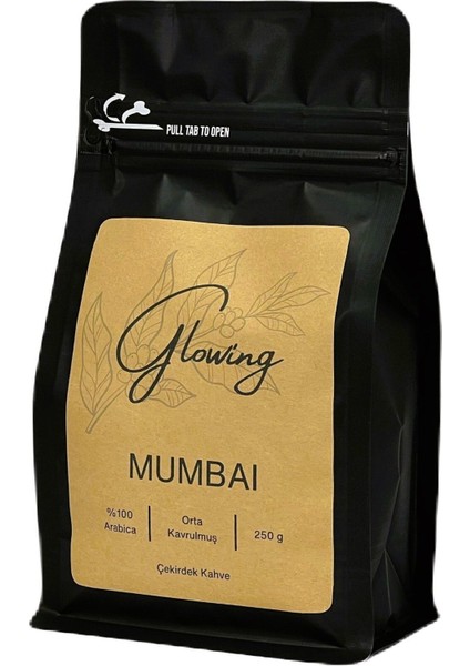 Mumbai Orta Kavrulmuş Çekirdek Kahve (Öğütülmemiş) Arabica 250 gr