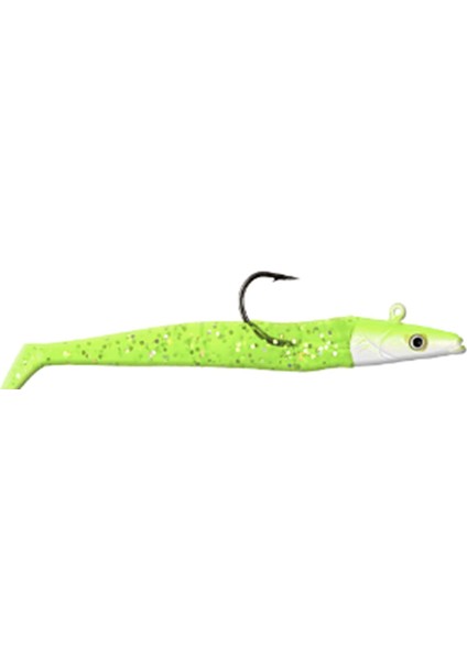 Zand Eel 11CM 7GR-14GR Double Body+Head Silikon Balık - Shiny Yeel