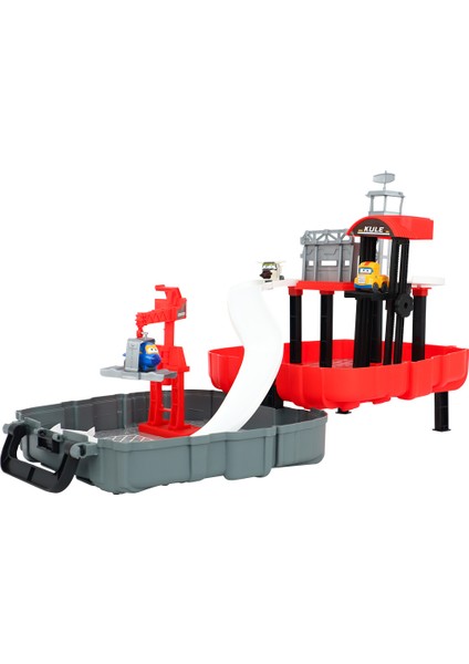 Çantalı Süper Garaj Set Kırmızı modelleri