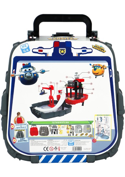 Çantalı Süper Garaj Set Kırmızı indirimleri