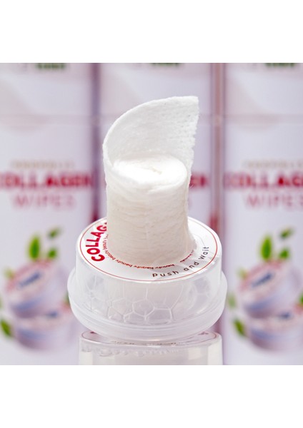 Kolajen Cilt Bakım Kapsülü 60 ml (8 x 7.5 ml) Likit + %100 Selüloz Mendil