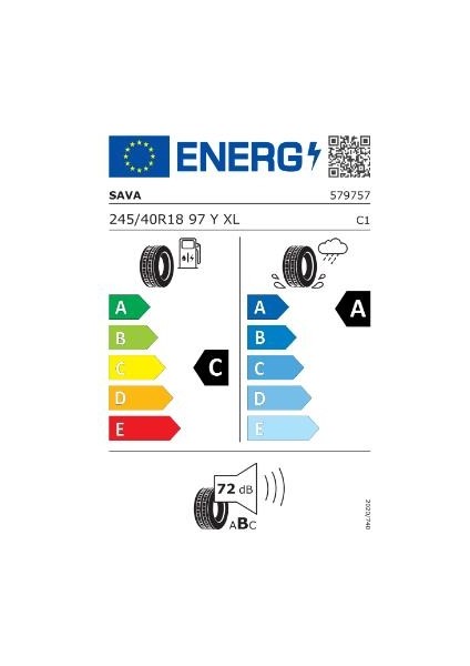 245/40 R18 97Y Intensa Uhp 2 Xl Fp Oto Yaz Lastiği ( Üretim Yılı: 2024 )
