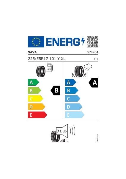 225/55 R17 101Y Intensa Uhp 2 Xl Fp Oto Yaz Lastiği ( Üretim Yılı: 2024 )