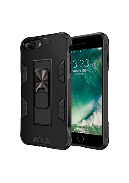 iPhone 6s Plus Stantlı ve Tam Koruma Sağlayan Şık Volve Premium Sert Silikon Kılıf