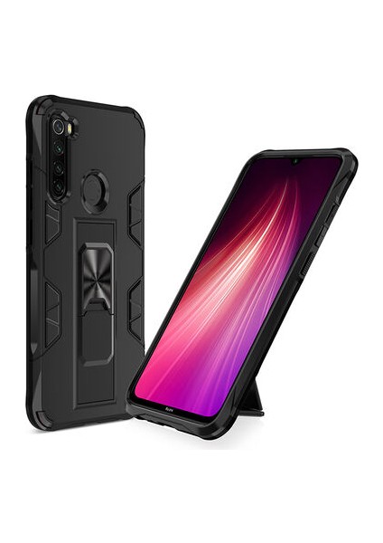 Redmi Note 8 Stantlı ve Tam Koruma Sağlayan Şık Volve Premium Sert Silikon Kılıf