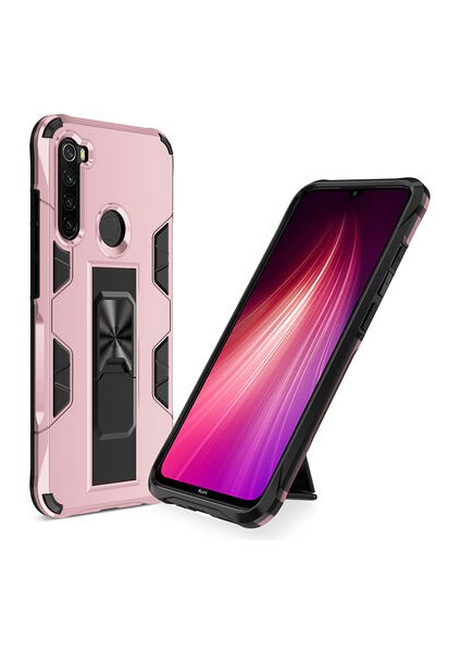 Redmi Note 8 Stantlı ve Tam Koruma Sağlayan Şık Volve Premium Sert Silikon Kılıf