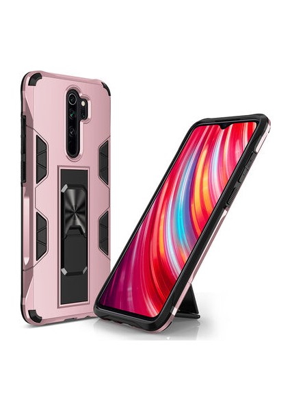 Redmi Note 8 Pro Stantlı ve Tam Koruma Sağlayan Şık Volve Premium Sert Silikon Kılıf