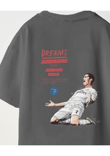 Bring Your Game Yazılı Futbol Tasarım Baskılı Füme Çocuk T-Shirt modelleri