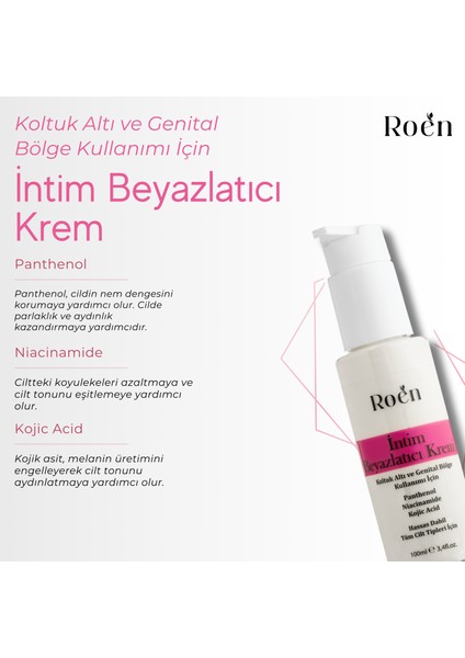 Krem Kojik Asit & Niacinamide Içerikli Intim Krem 100ml