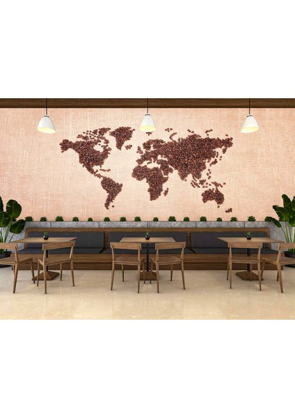 Kahve Çekirdeği Dünya Haritası modelleri