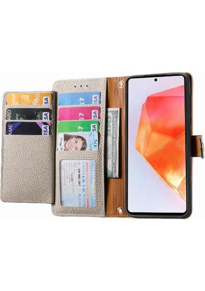 Samsung Galaxy C55 5g Için Flip Case Cüzdan Aşk Deri Kılıf Fermuar (Yurt Dışından)