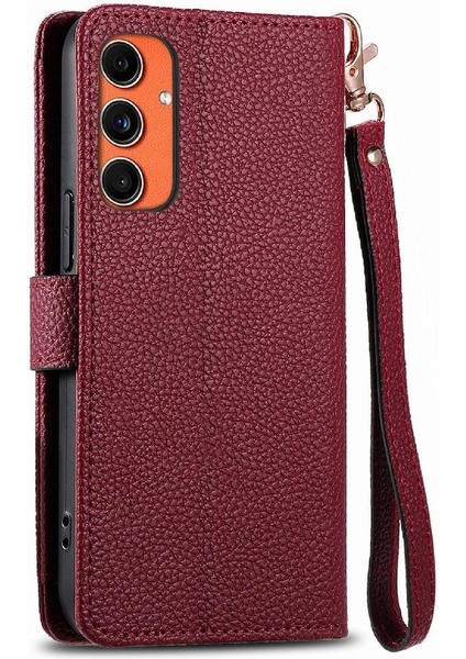 Samsung Galaxy C55 5g Için Flip Case Cüzdan Aşk Deri Kılıf Fermuar (Yurt Dışından)