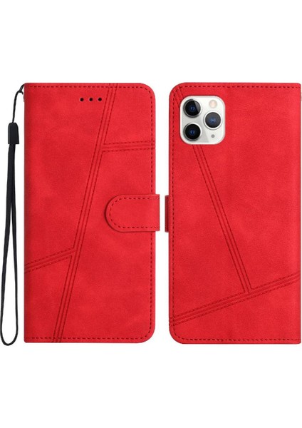 IPhone 11 Için Flip Case Pro Max Flip Folio Cüzdan Pu Deri Tam Bilek (Yurt Dışından)