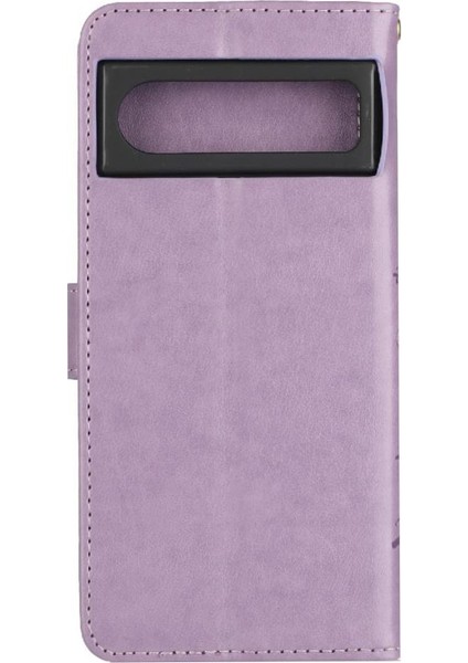 Google Pixel 8 Pro Bilek Kayışı Manyetik Kapatma Kickstand Pu Için Filp Durumda (Yurt Dışından)