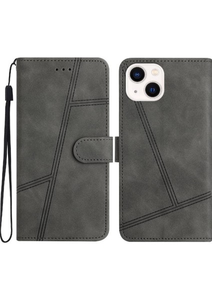 IPhone 15 Için Flip Case Artı Kart Yuvaları Tutucu Manyetik Tam Koruma Pu (Yurt Dışından)