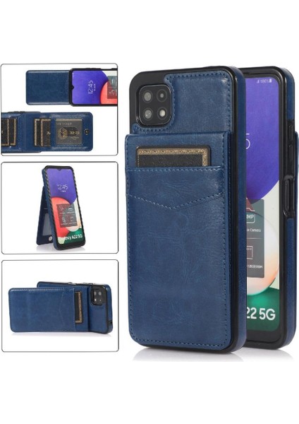 Samsung Galaxy A22 5g Kılıf Cüzdan Kart Tutucu Manyetik ile Uyumlu (Yurt Dışından)