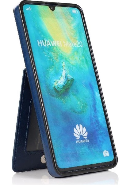 Kredi Manyetik Toka Kickstand ile Huawei Mate 20 Pro ile Uyumlu (Yurt Dışından)