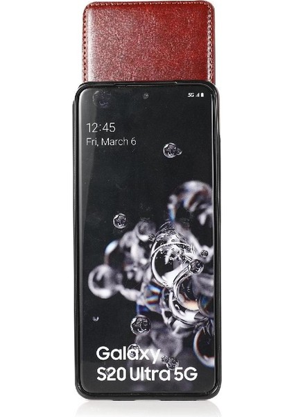 Samsung Galaxy S20 Ultra Manyetik Toka Kickstand Kılıf ile Uyumlu (Yurt Dışından)