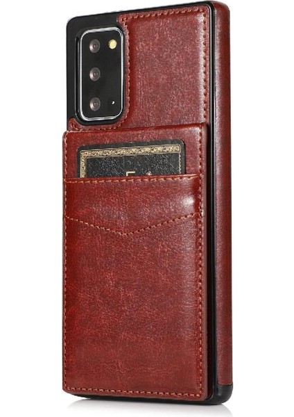 Samsung Galaxy Note 20 Premium Deri Manyetik Toka ile Uyumlu (Yurt Dışından)