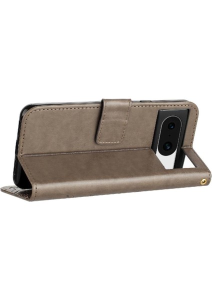 Google Piksel 8 Kickstand Bilek Kayışı Kart Tutucu Manyetik Pu Için Filp Durumda (Yurt Dışından) fiyatları