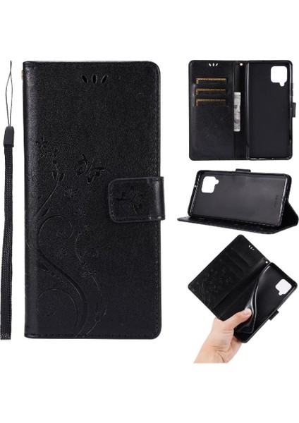 Samsung Galaxy Filp 5g Için Filp Durumda Kart Tutucu Kickstand Bilek Kayışı Pu (Yurt Dışından)