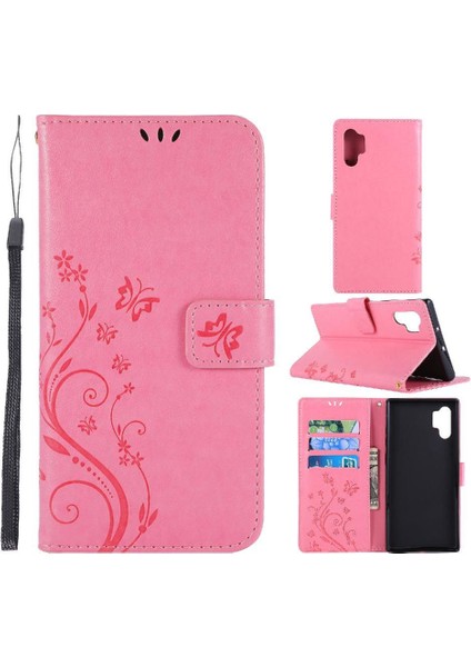Samsung Galaxy Not 10 Artı Pu Deri Kickstand Manyetik Için Filp Durumda (Yurt Dışından)