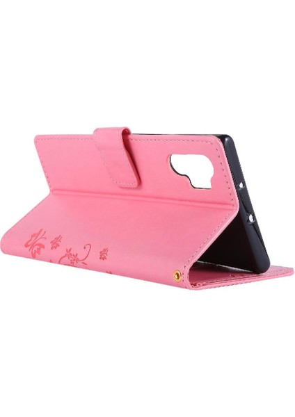 Samsung Galaxy Not 10 Artı Pu Deri Kickstand Manyetik Için Filp Durumda (Yurt Dışından)