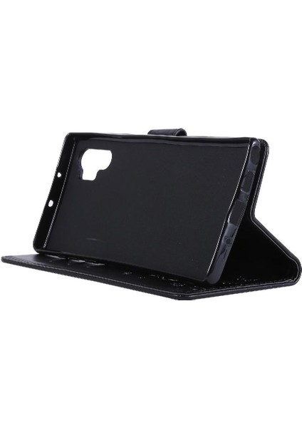 Samsung Galaxy Not 10 Artı Pu Deri Kickstand Manyetik Için Filp Durumda (Yurt Dışından)