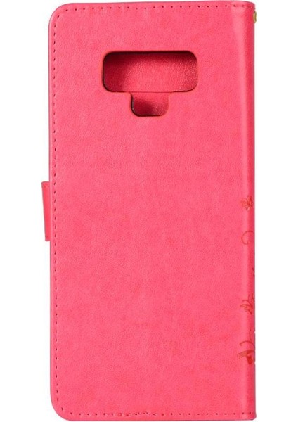 Samsung Galaxy Not 9 Bilek Kayışı Için Filp Durumda Kart Tutucu Kickstand Pu (Yurt Dışından)