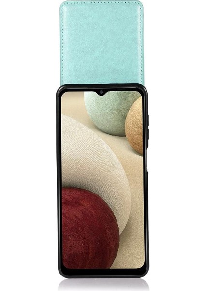 Kredi ile Samsung Galaxy A12 Kılıf Cüzdan Kart Tutucu ile Uyumlu (Yurt Dışından)