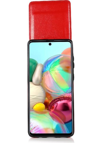 Samsung Galaxy A71 5g Premium Deri Manyetik Toka ile Uyumlu (Yurt Dışından)