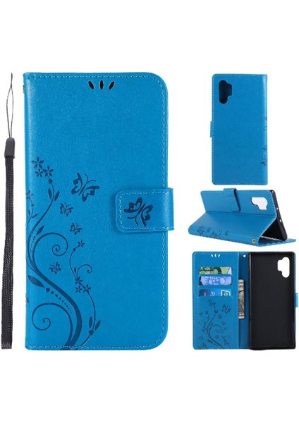 Samsung Galaxy Not 10 Artı Pu Deri Kickstand Manyetik Için Filp Durumda (Yurt Dışından)